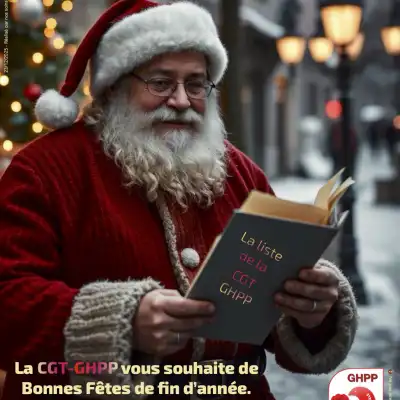 La CGT vous souhaite de Bonnes Fêtes de fin d'année