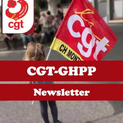 Confirmation d'inscription à la Newsletter de la CGT-GHPP