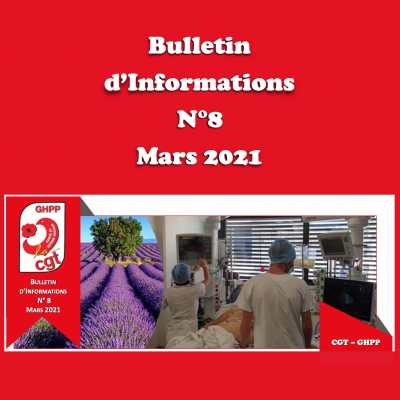 Bulletin d'Information n°8 - Mars 2021