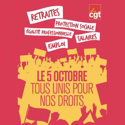 Mardi 5 octobre : Tous unis pour nos droits