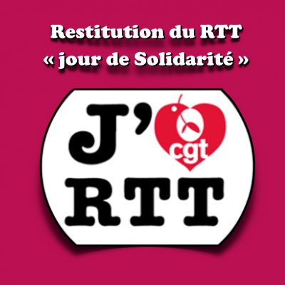 Restitution RTT "jour de Solidarité"