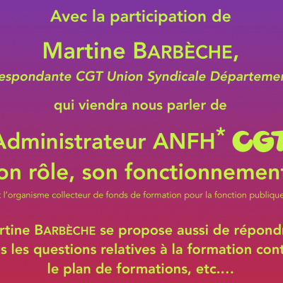 Annonce de la venue de Martine Barbèche