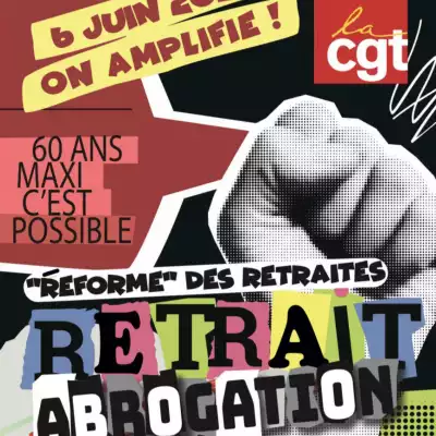 6 Juin - #STOP64ANS - ABROGATION réforme des RETRAITES