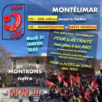 31 Janvier : SOYONS TOUS MOBILISÉS pour les RETRAITES !!!