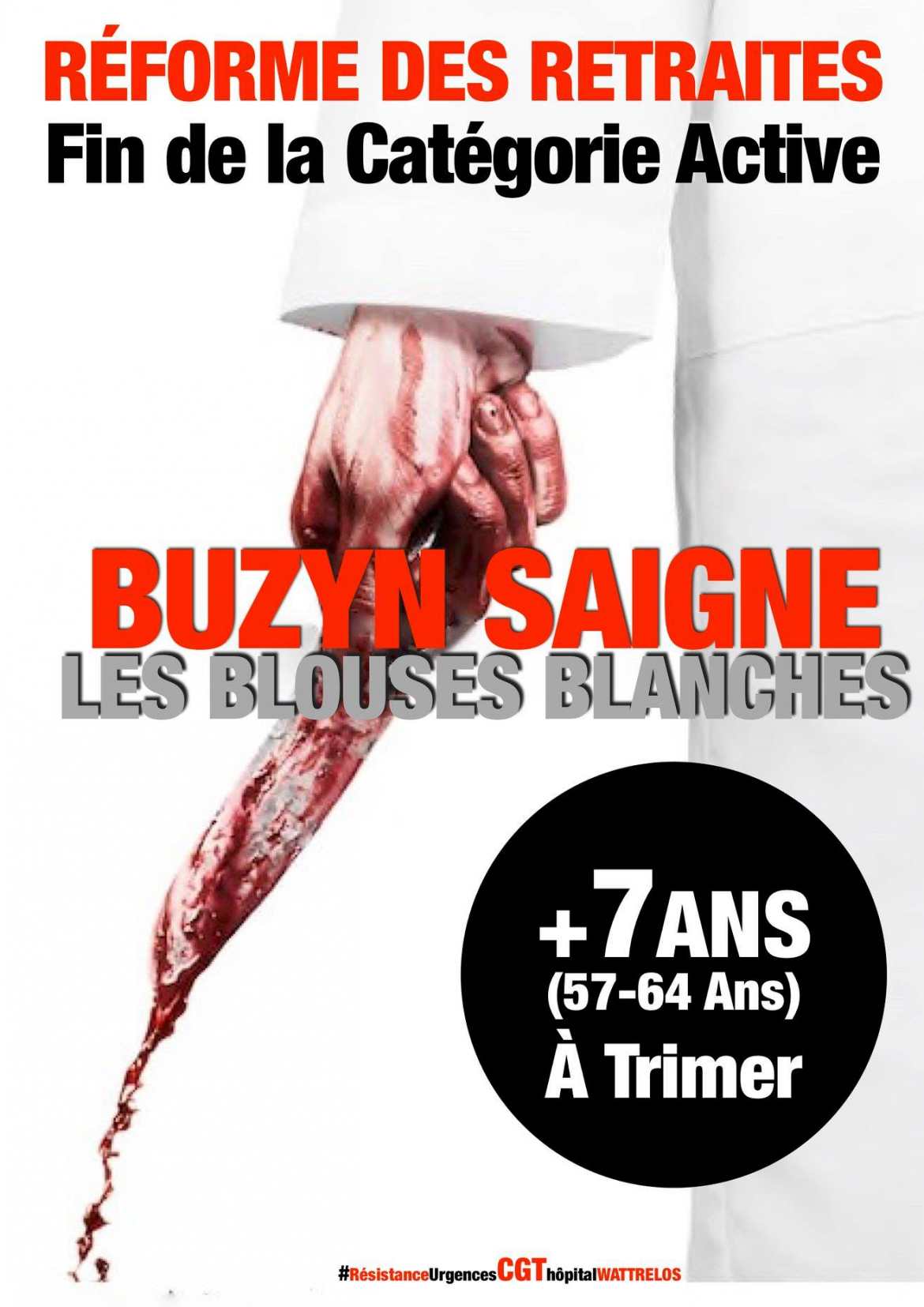 Busyn saigne les blouses blanches