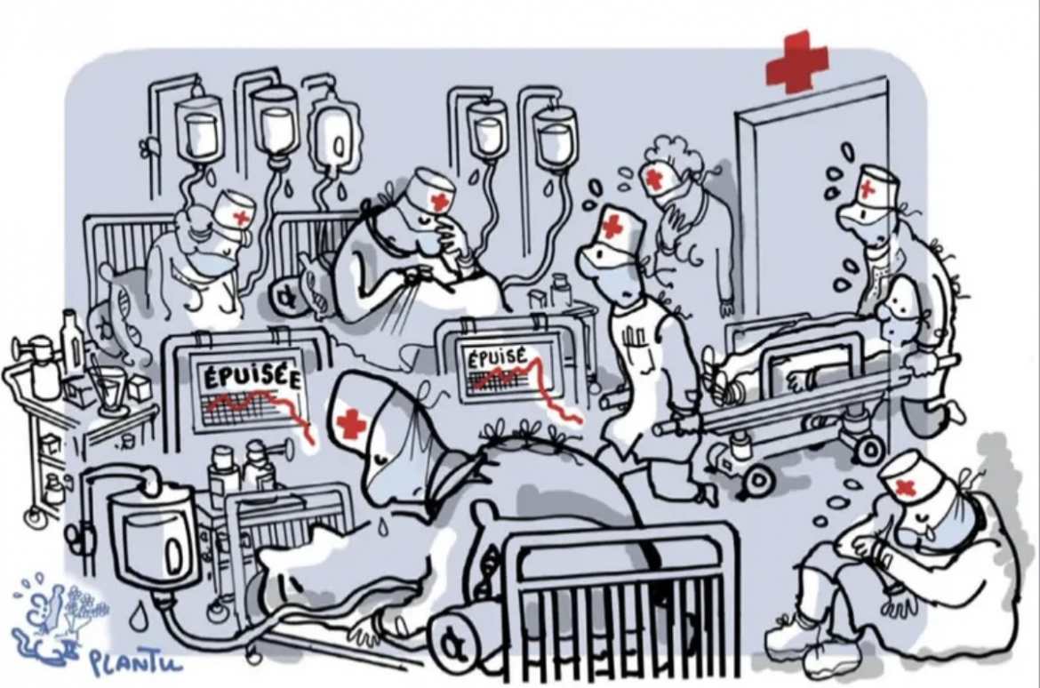 Plantu - Doń de dessin aux héros hospitaliers