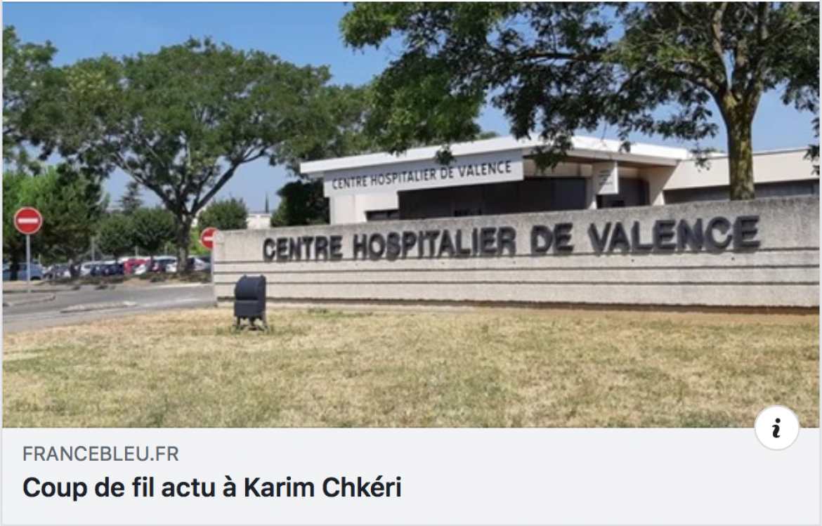 Coup de fil actu à Karim Chkéri  Diffusion du mardi 10/09/2019 - Durée : 4min