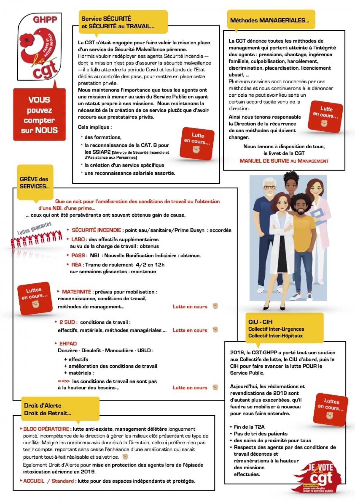 La CGT-GHPP… en 4 ans … Rétrospective - p.2