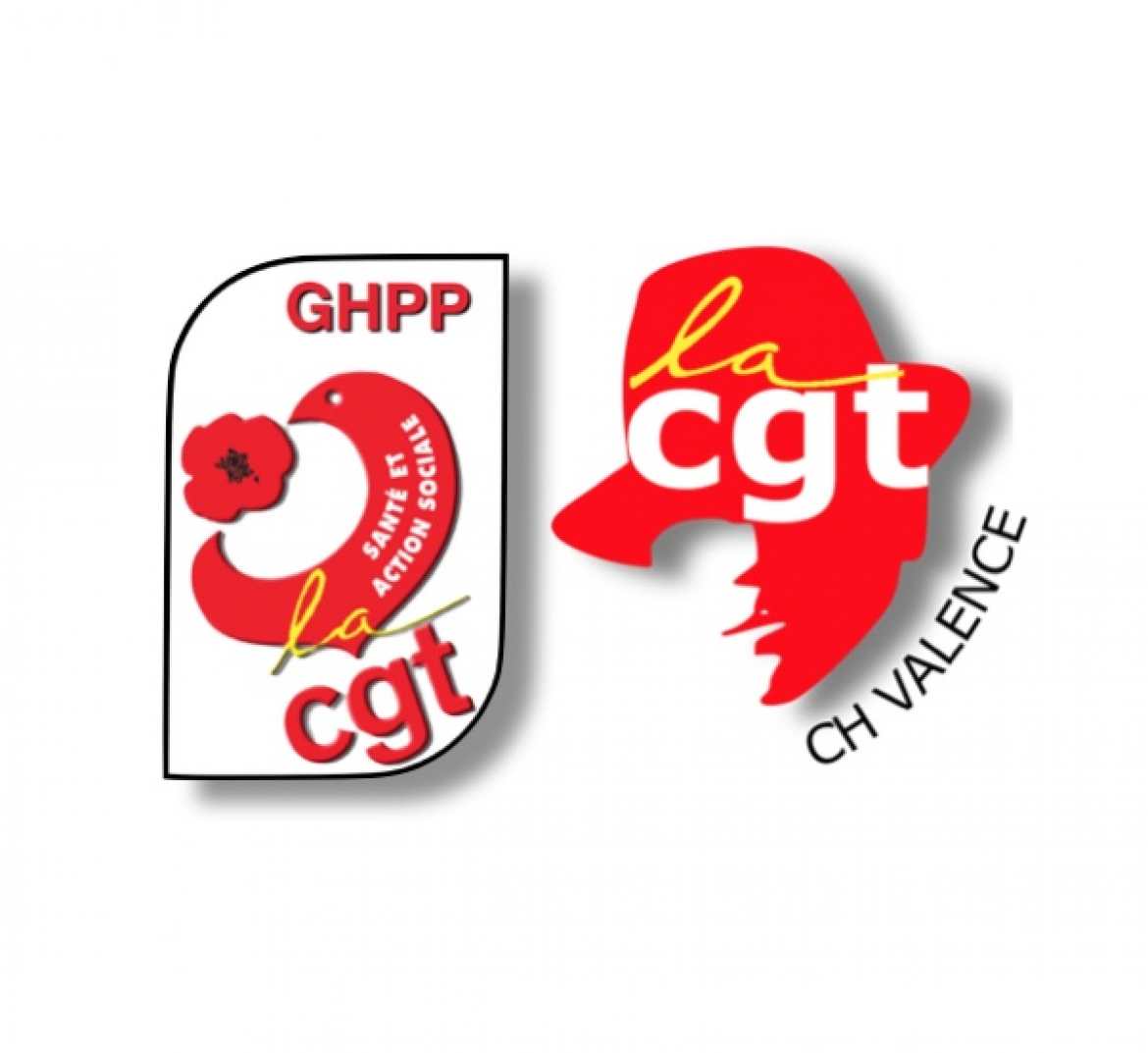 Communiqué de Presse CGT-GHPP & CGT-CH Valence