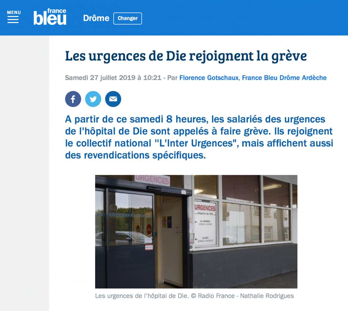 France Bleu - 27/07/19