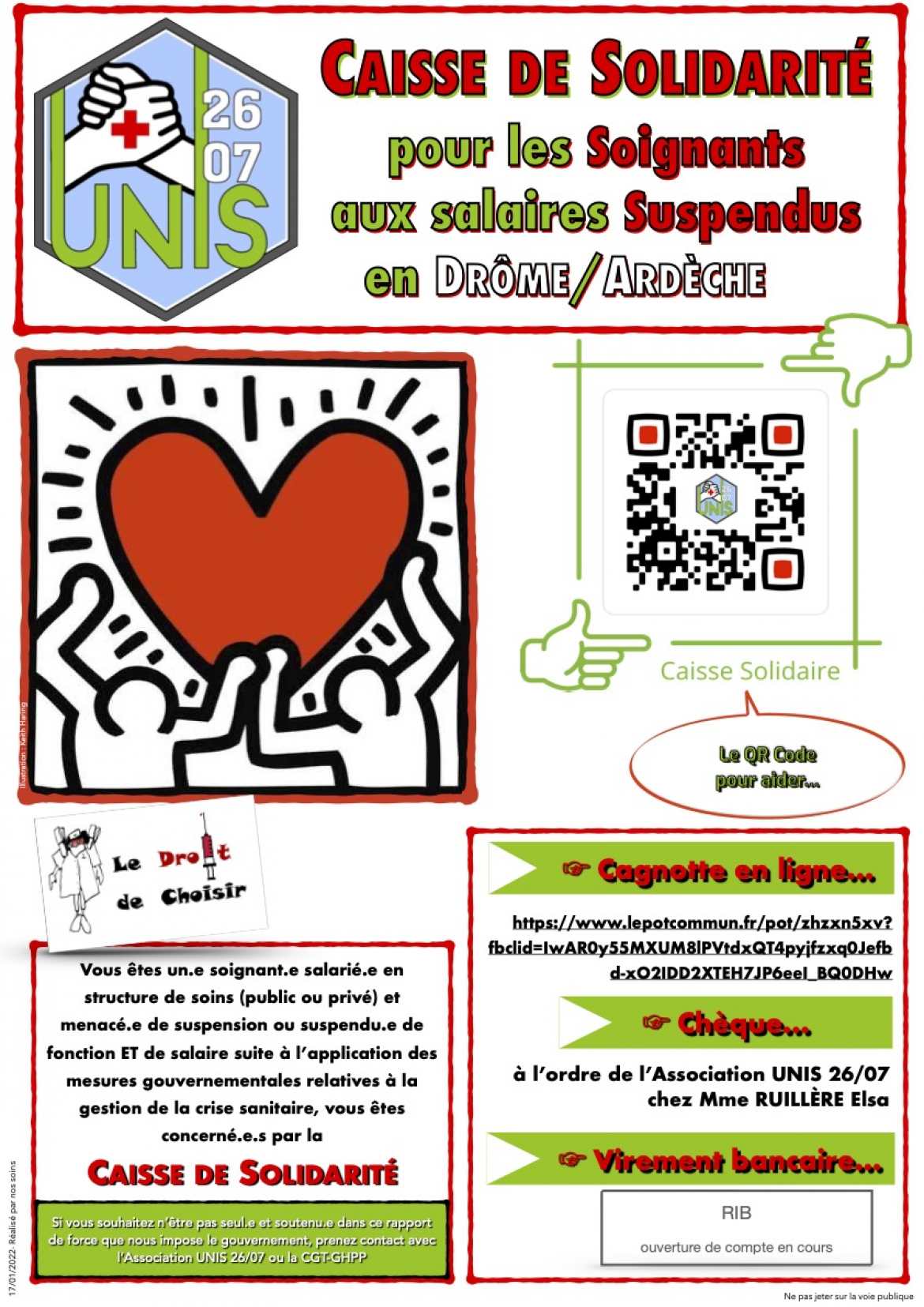 Caisse Solidaire UNIS 26/07