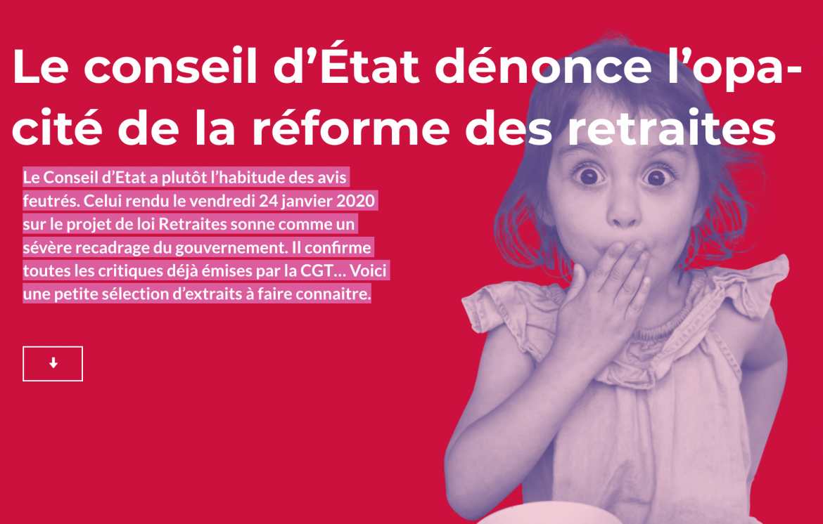 Le conseil d’État dénonce l’opacité de la réforme des retraites