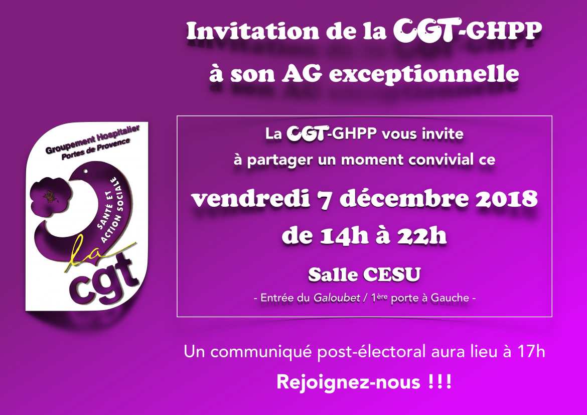 AG Exceptionnelle du 7 décembre 2018