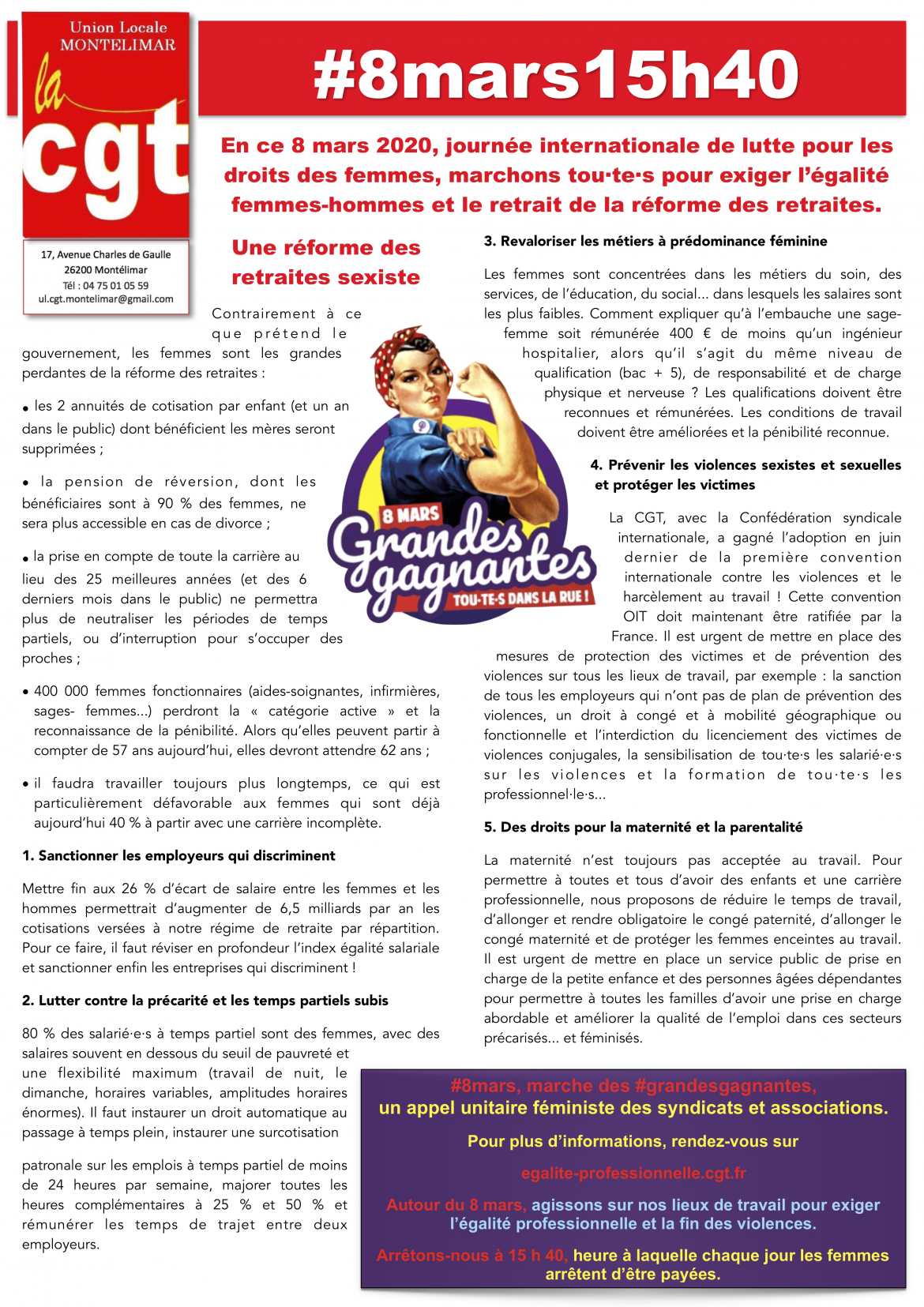 #8mars15h40 - Tract CGT - UL Montélimar