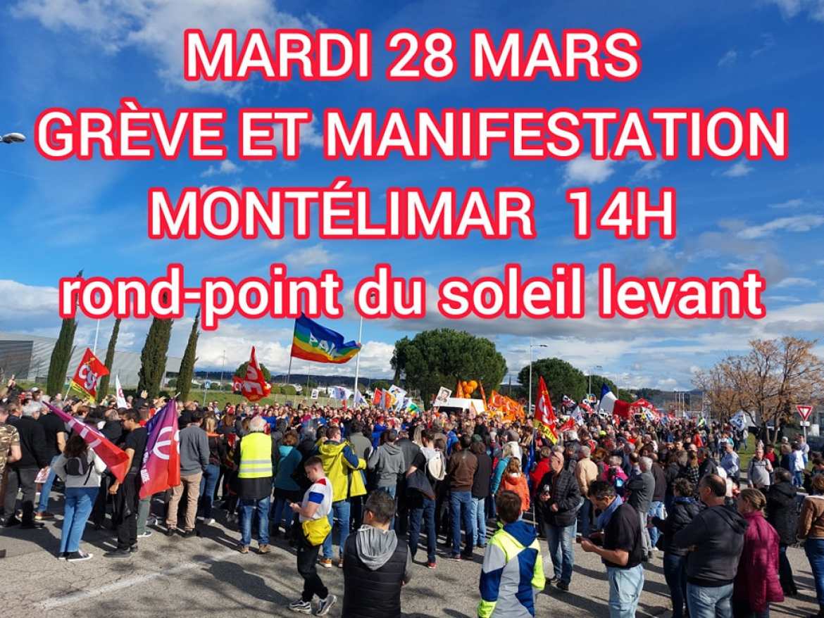 28 mars 2023 - Réforme des Retraites, on lâche RIEN !