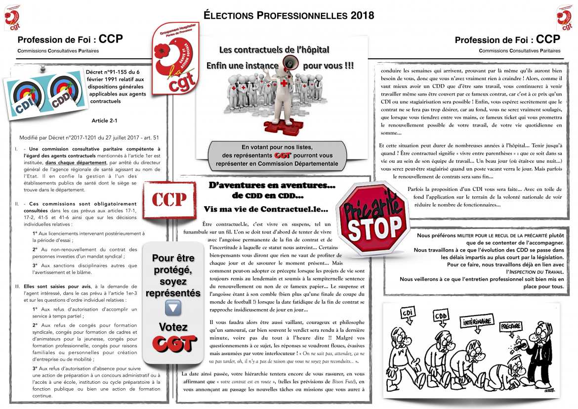 Professions de foi…