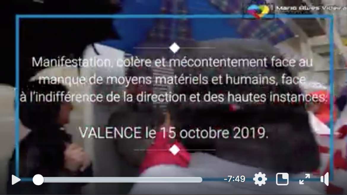 Manifestation du 15 octobre 2019  à Valence