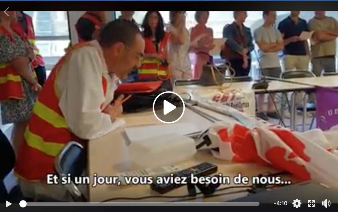 Colère hospitalière au CHRU Brest-Carhaix  - sur FB